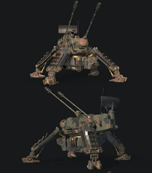 PBR Game 3D Models - SPAA L4X8 Lynx