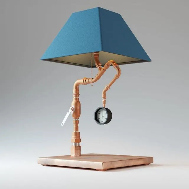 PBR Game 3D Models - Steam Table Lamp