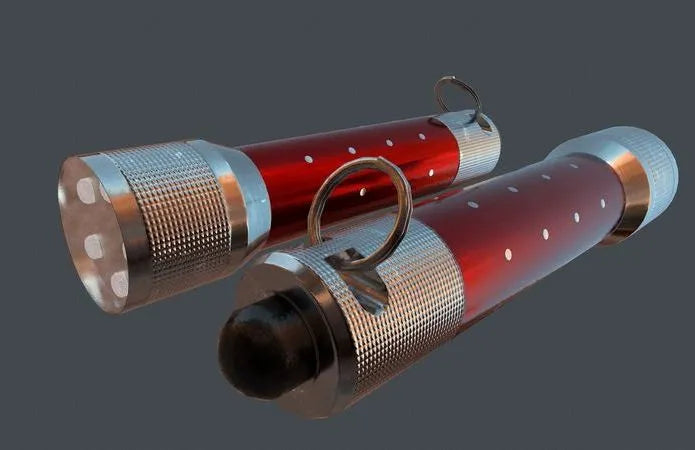PBR Game 3D Models - Survival Flashlight