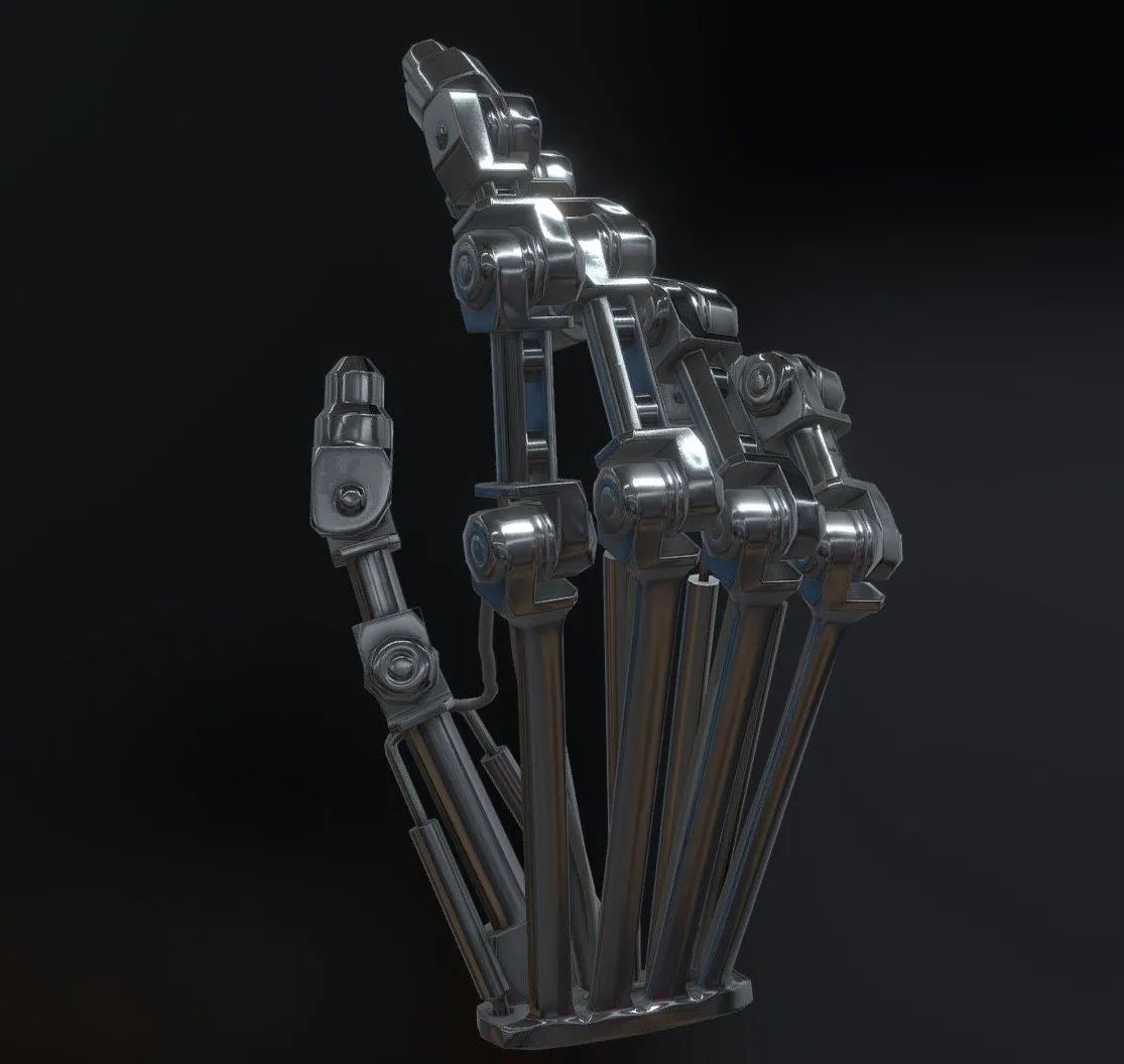 PBR Game 3D Models - T 800 Terminator Hand