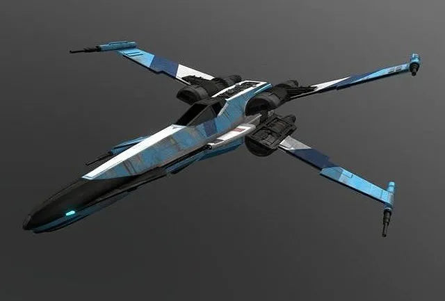 PBR Game 3D Models - T 85 X Wing
