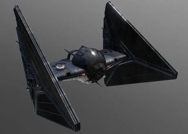PBR Game 3D Models - TIE Vector
