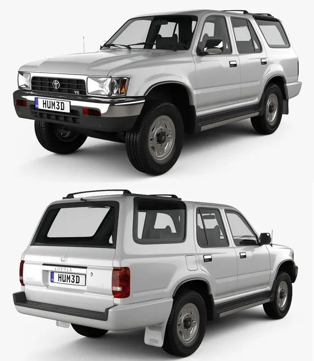 PBR Game 3D Models - Toyota 4Runner 1992