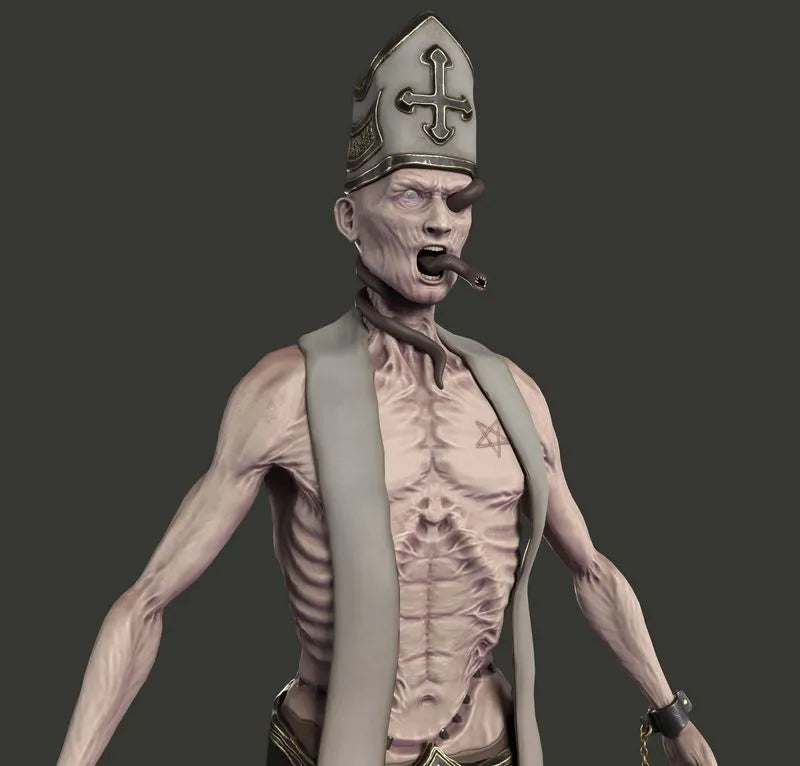 PBR Game 3D Models - Undead Priest