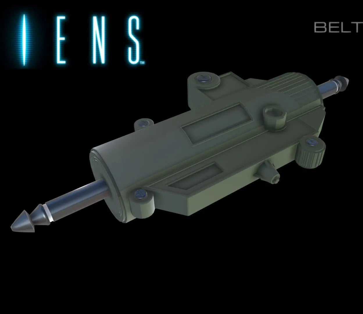 PBR Game 3D Models - Uscm Belt Toolsmartgun Battery Aliens