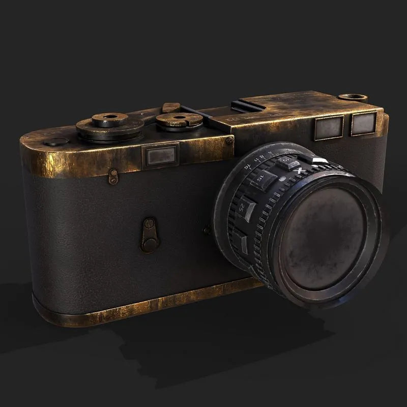 PBR Game 3D Models - Vintange Camera