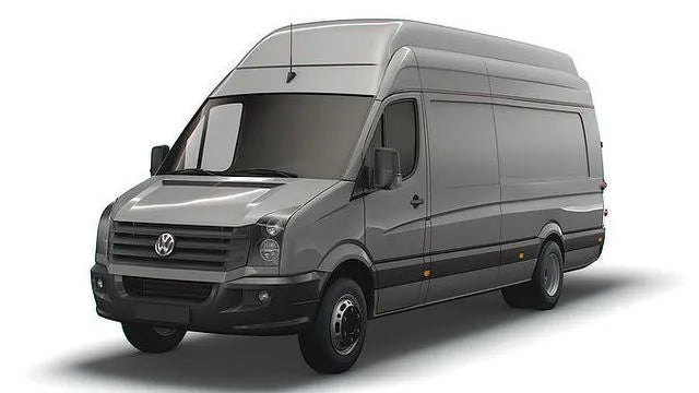 PBR Game 3D Models - Volkswagen Crafter Van L4H3 2016