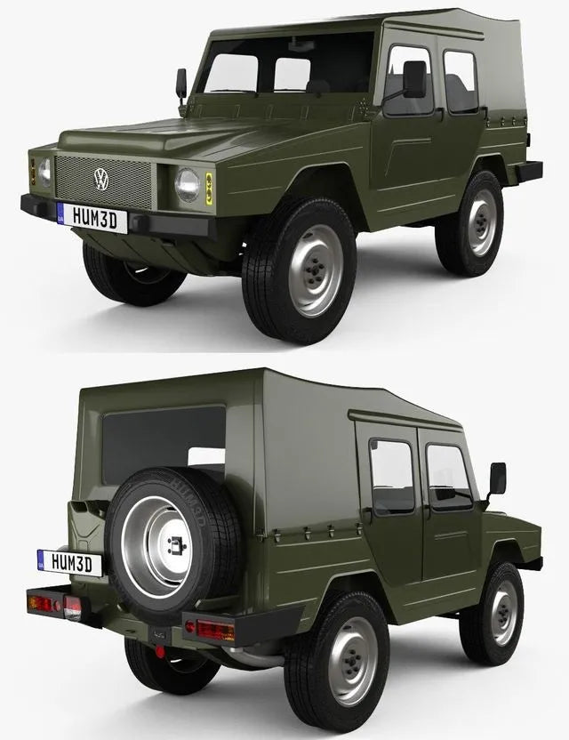 PBR Game 3D Models - Volkswagen Iltis 1978