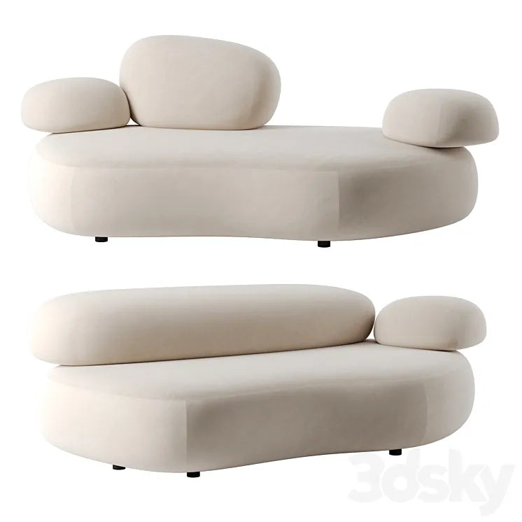 Pebble Rubble sofa by Moroso set 3 3DSMAX Model