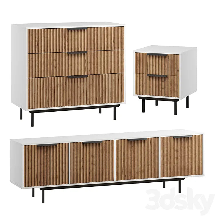 pedestals LEVANTE 3DSMAX Model