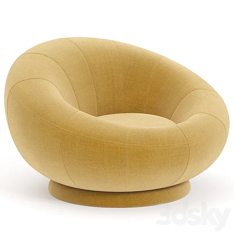 Petite Groovy Swivel Chair 3DSMAX Model