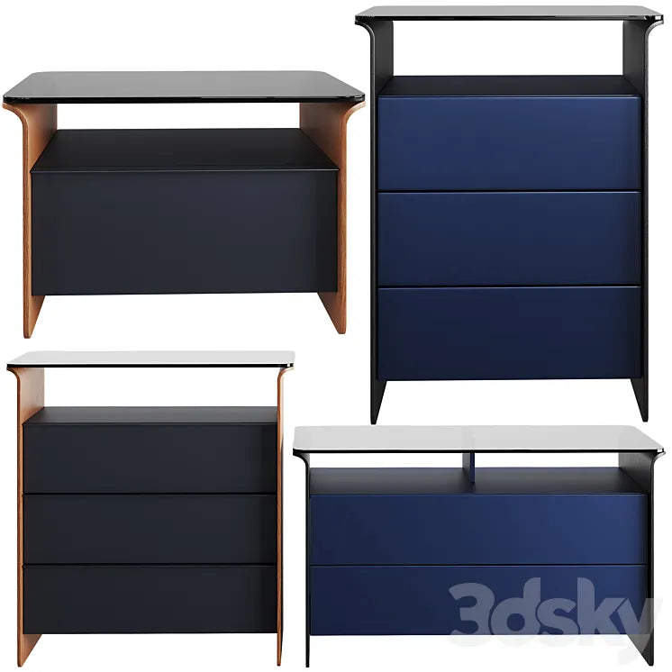Pianca Nota Dresser 3DSMAX Model