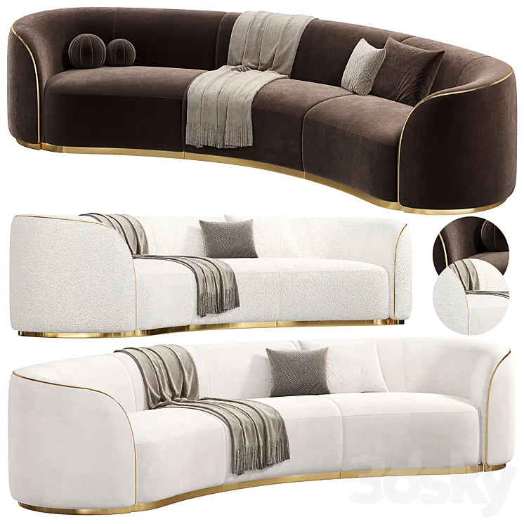 PIERRE SECTIONAL Sofa by cassoni sofas 3DSMAX Model
