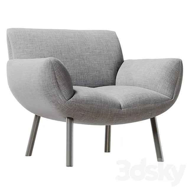 Pil Armchair 3ds Max
