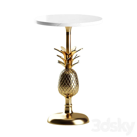 Pineapple Pedestal Side Table by Anthropologie 3DSMAX Model
