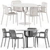 Piper Pedestal Table by DesignByThem and Trocadero Armchair by Talenti 3DSMAX Model