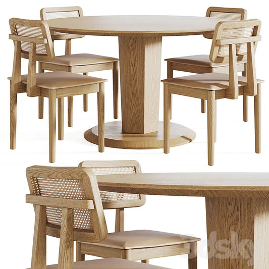 Pisa table + Charles by Cosmorelax 3DSMAX Model