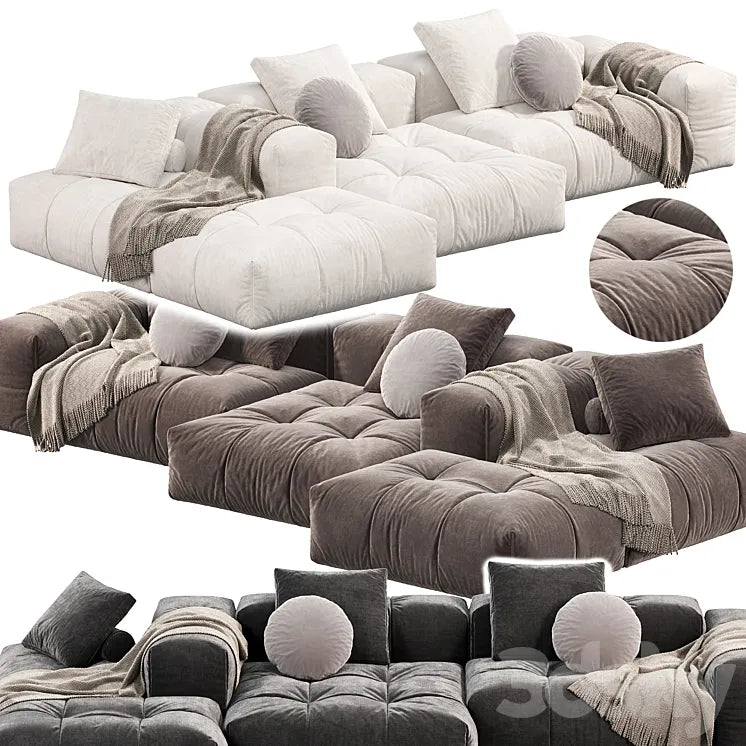 PIXEL Sofa by Saba Italia 2 sofas 3DSMAX Model