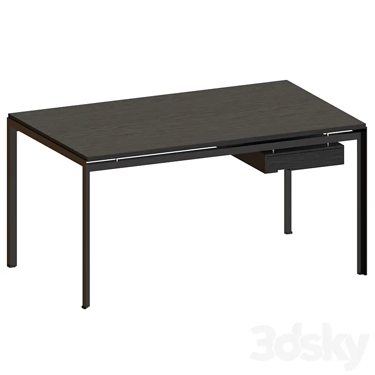 PK52a Student Desk 3DSMAX Model