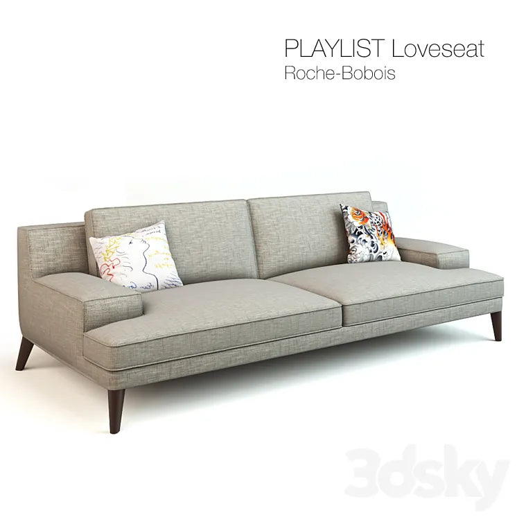 Playlist Loveseat Roche-Bobois 3DSMAX Model