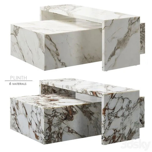 PLINTH BRIDGE LOW table Norm Architects 3dsMax Model