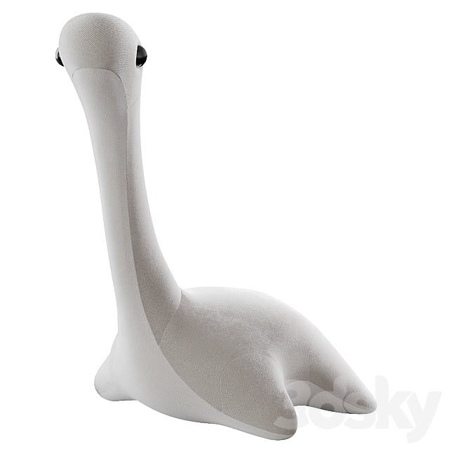 Plush dinosaur with eggs 3ds Max