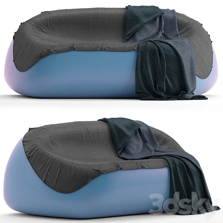 Plust GUMBALL garden sofa with coverlet 3DSMAX Model
