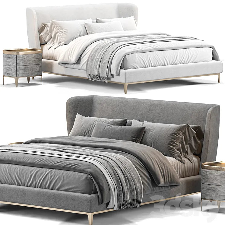 Poilform Gentleman bed 3DSMAX Model