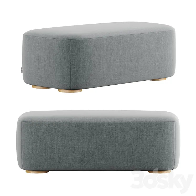 Polar Lounge Bench 3DSMAX Model