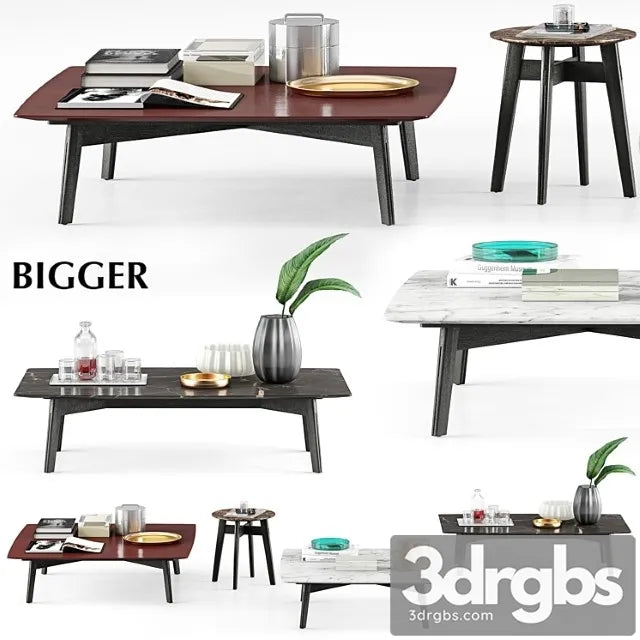 Poliform bigger coffee tables 2 3D Model Free