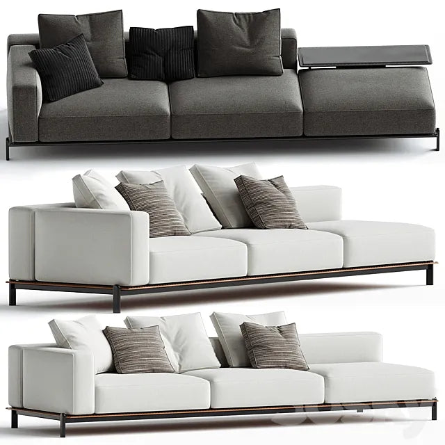 Poliform Brera Sofa Module System Set 03 3ds Max