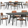 Poliform Curve Dining Table Armchair Set 01 3DSMAX Model