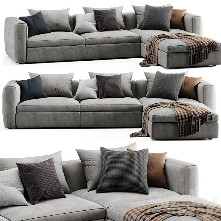 Poliform Dune Chaise Longue Sofa 3DSMAX Model