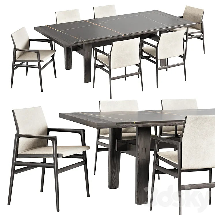 Poliform HOME HOTEL rectangular tables 3DSMAX Model