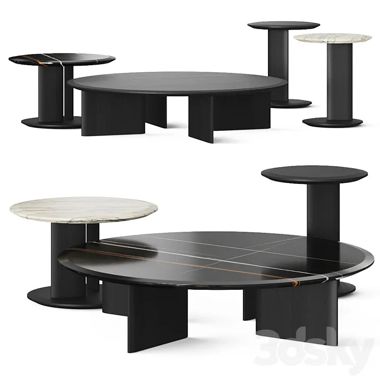 Poliform Mush Coffee Tables 3DSMAX Model