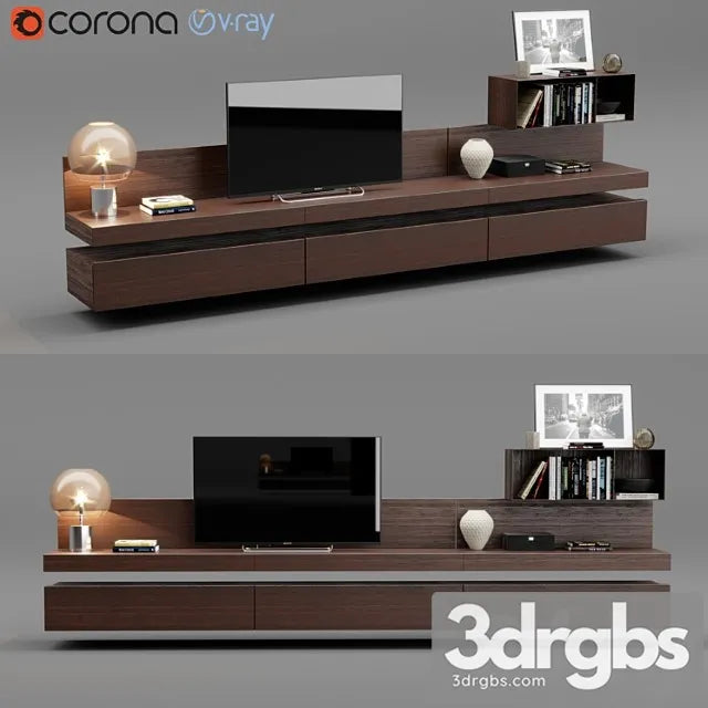 Poliform sintesi tv unit 3D Model Free