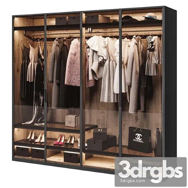 Poliform Wardrobe 3D Model Free