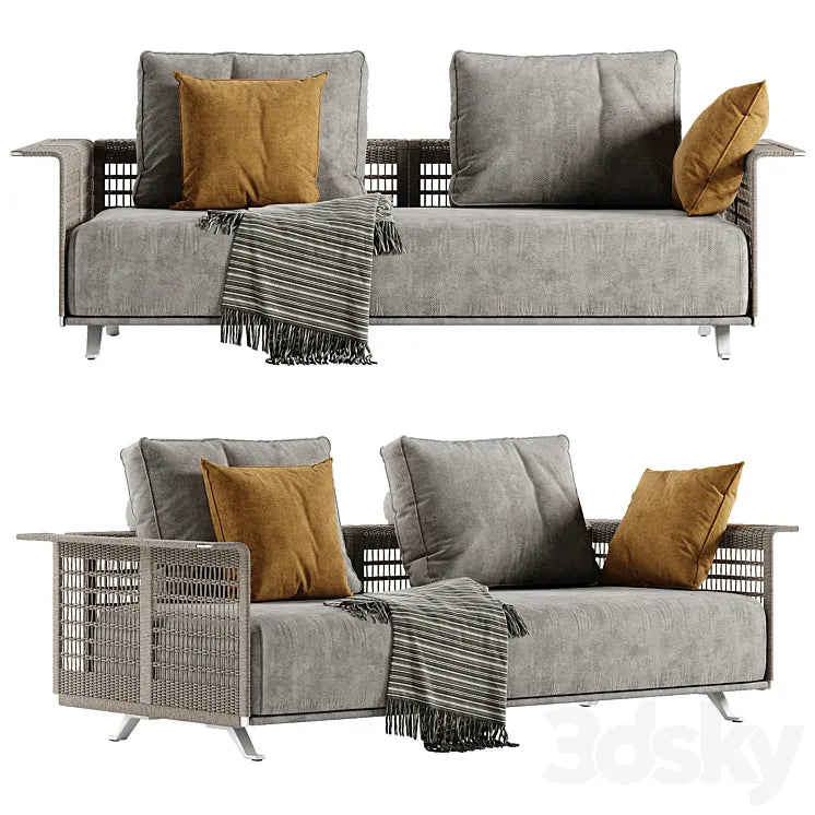 Poltrona Frau Solaria sofa 3DSMAX Model