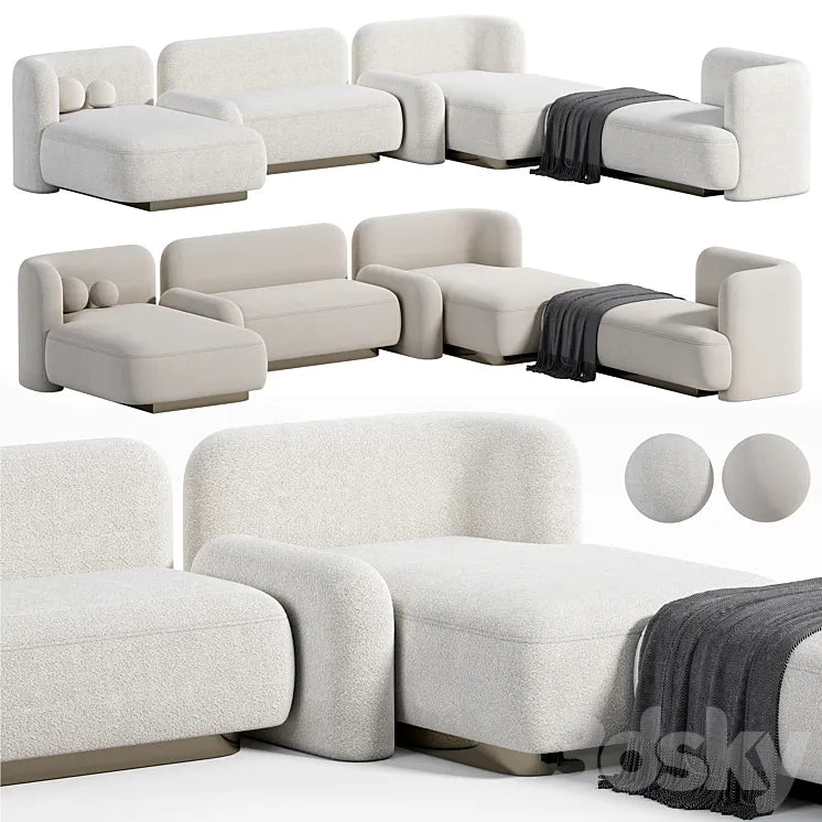 POP SOFA Delcourt Collection 3DSMAX Model