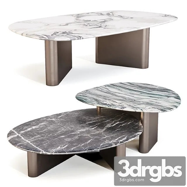 Porada 2022 Callisto Coffee And Side Table 3D Model Free