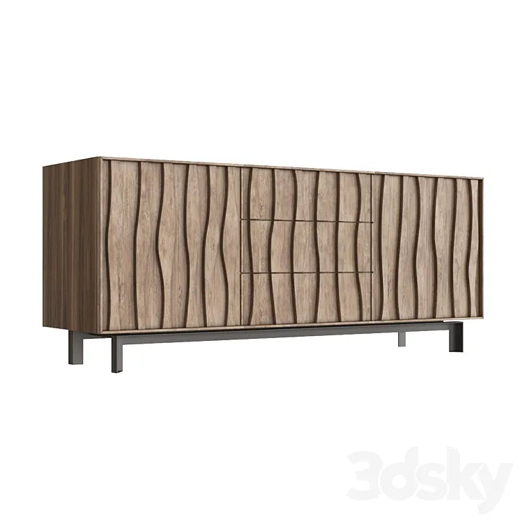 Porada Masai three-door sideboard chest 3DSMAX Model
