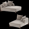 Porada - Modular sofa SOFTBAY CHAISE LONGUE 3ds Max