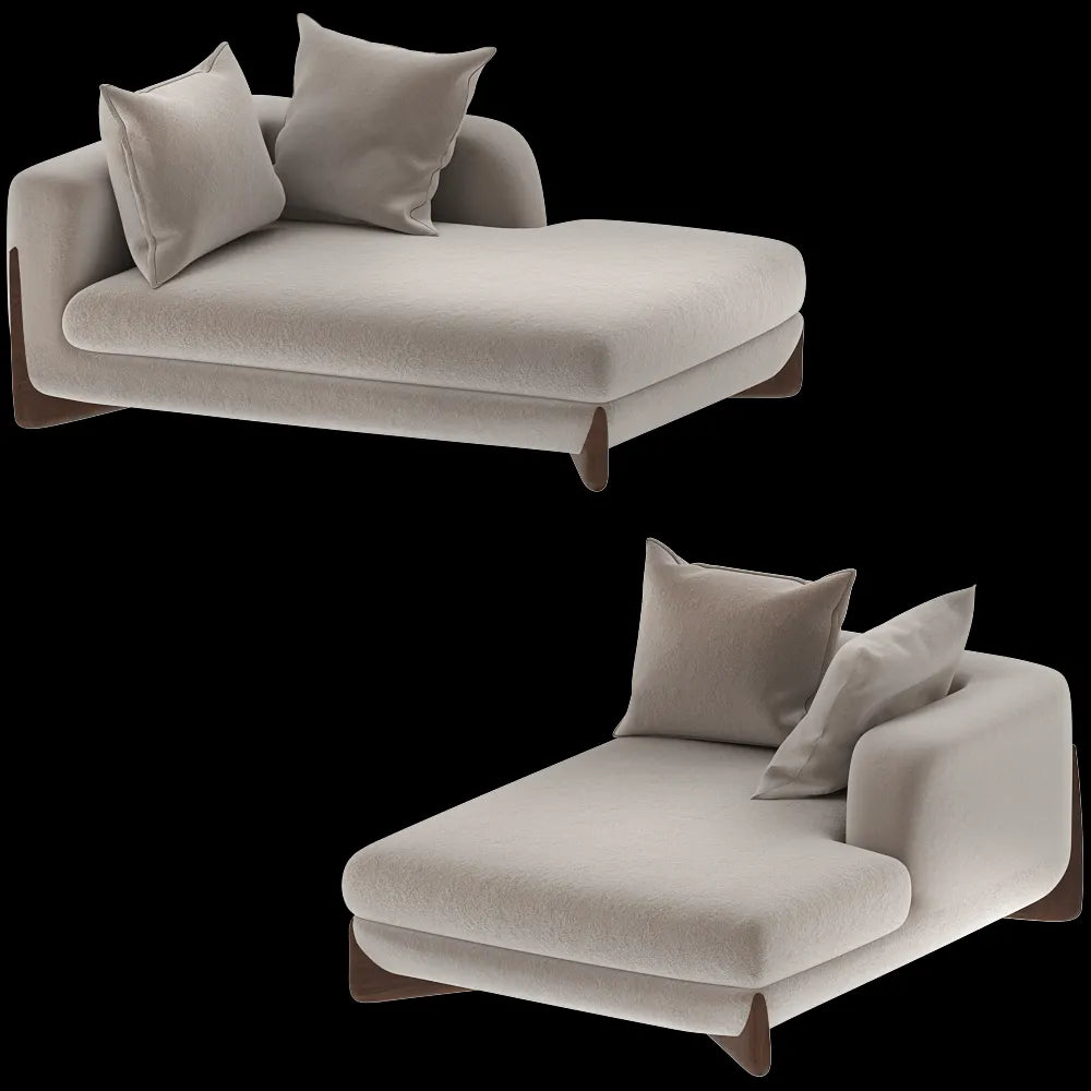 Porada - Modular sofa SOFTBAY CHAISE LONGUE 3ds Max