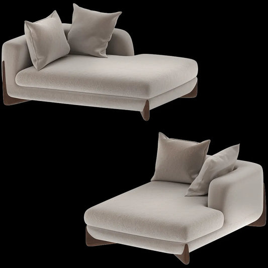 Porada - Modular sofa SOFTBAY CHAISE LONGUE 3ds Max