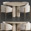 Porro Frank Anya Travertine dining table 3DSMAX Model