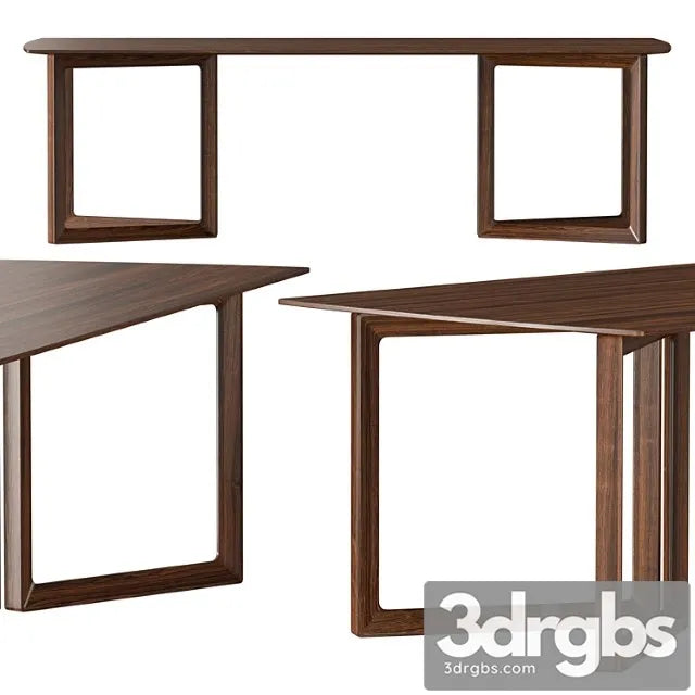 Potocco Opus 893 Dining Table 3D Model Free