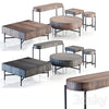 Pottery Barn Fargo Table Collection 3DSMAX Model