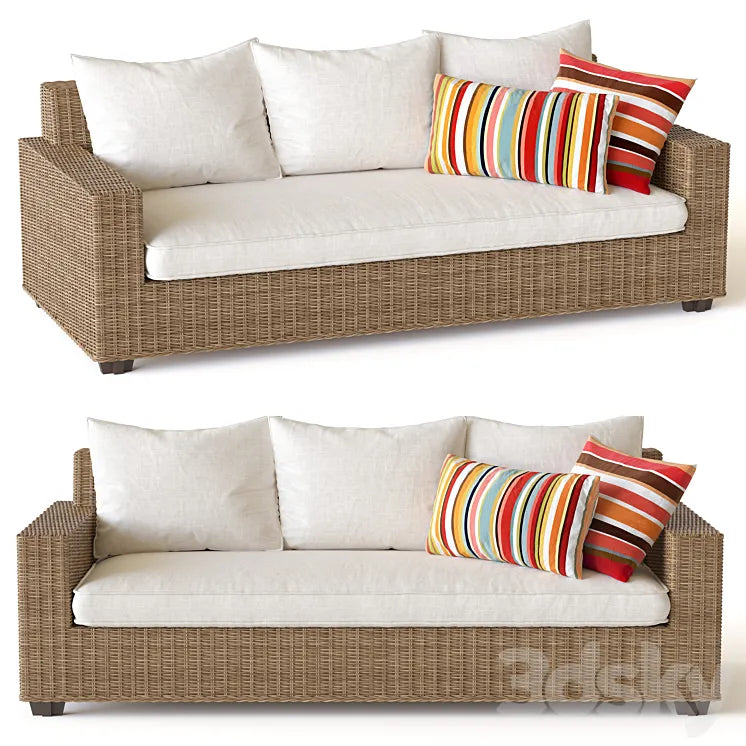 Pottery barn torrey sofa 3DSMAX Model
