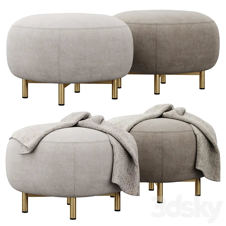 Pouf Buddy 550mm 3DSMAX Model