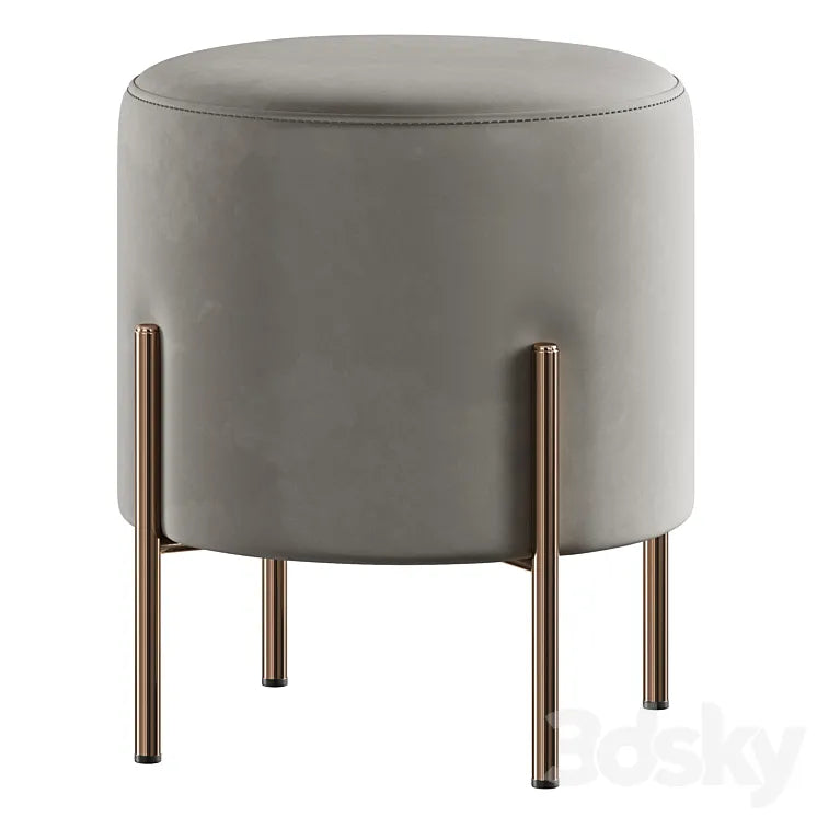 Pouf Gato Round by Cosmo 3DSMAX Model